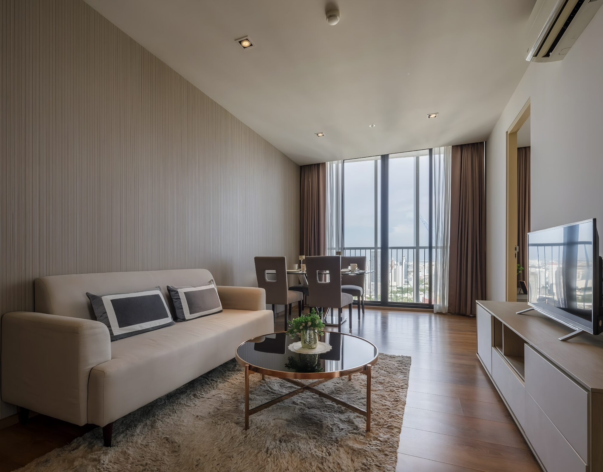 A two bedroom unit at park origin phrom phong (Park 24)