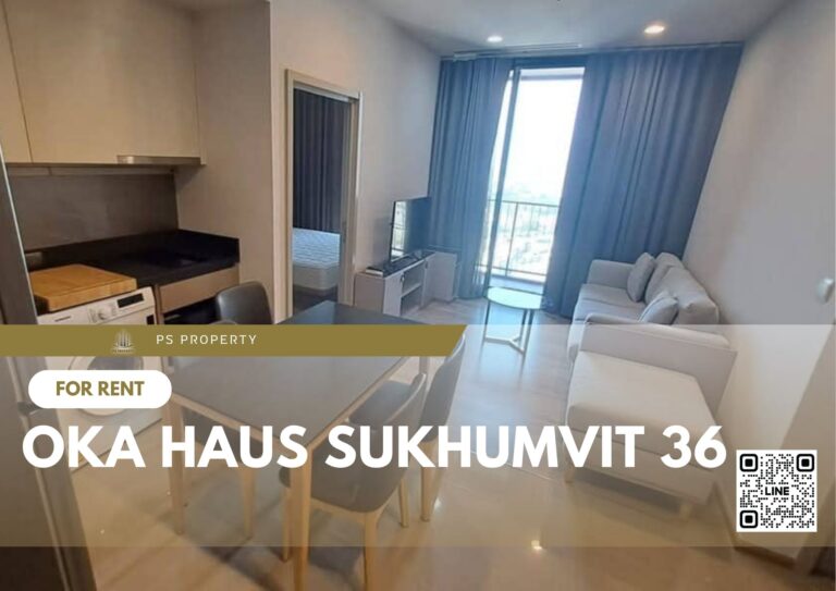 PS68172 – Condo Near BTS Thong Lo For Rent , Two bedroom unit at OKA HAUS Sukhumvit 36