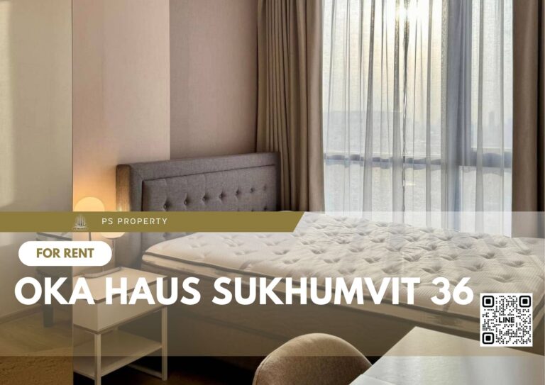 PS66012 – Condo Near BTS Thong Lo For Rent , One bedroom unit at OKA HAUS Sukhumvit 36