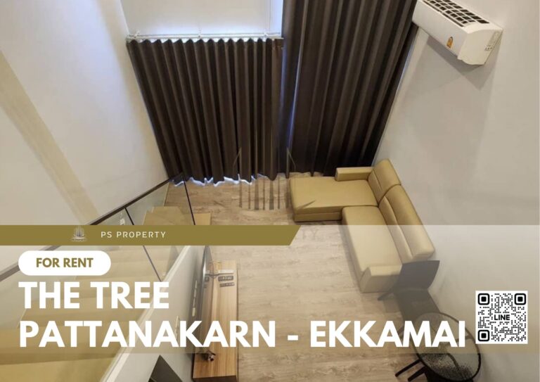 PS24017 – Condo Near ARL Ramkhamhaeng Station For Rent , One bedroom unit at The Tree Pattanakarn – Ekkamai