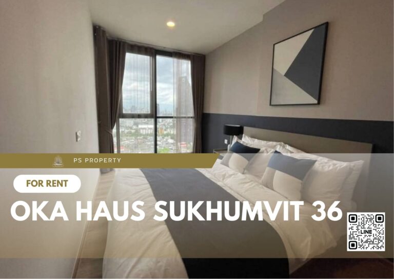 PS65614 – Condo Near BTS Thong Lo For Rent , One bedroom unit at OKA HAUS Sukhumvit 36