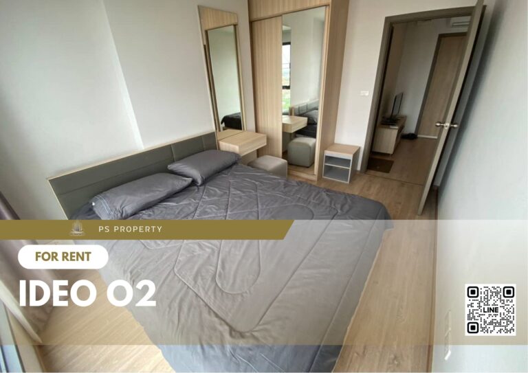 PS60919 – Condo Near BTS Bang na Station For Rent , One bedroom unit at IDEO O2