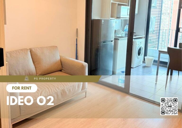 PS70695 – Condo Near BTS Bang na Station For Rent , One bedroom unit at IDEO O2