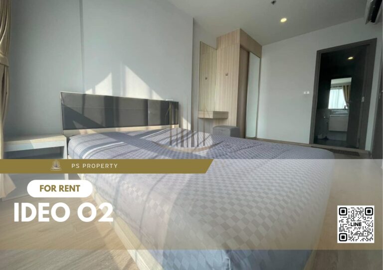PS13479 – Condo Near BTS Bang na Station For Rent , One bedroom unit at IDEO O2