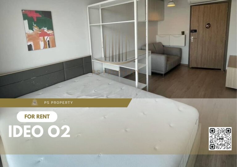 PS8696 – Condo Near BTS Bang na Station For Rent , One bedroom unit at IDEO O2