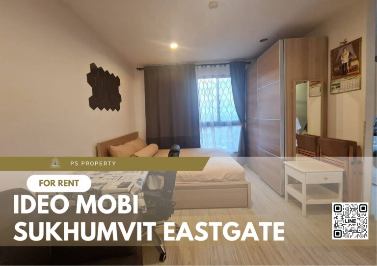 PS65639 – Condo Near BTS Bang na Station For Rent , One bedroom unit at IDEO Mobi Sukhumvit Eastgate