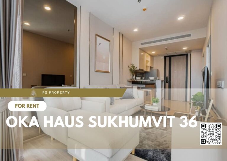 PS68184 – Condo Near BTS Thong Lo For Rent , One bedroom unit at OKA HAUS Sukhumvit 36