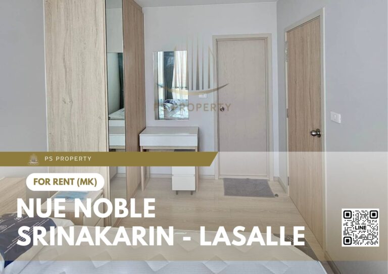 PS47827 – Condo Near MRT Si La Salle Station For Rent , One bedroom unit at Nue Noble Srinakarin – Lasalle