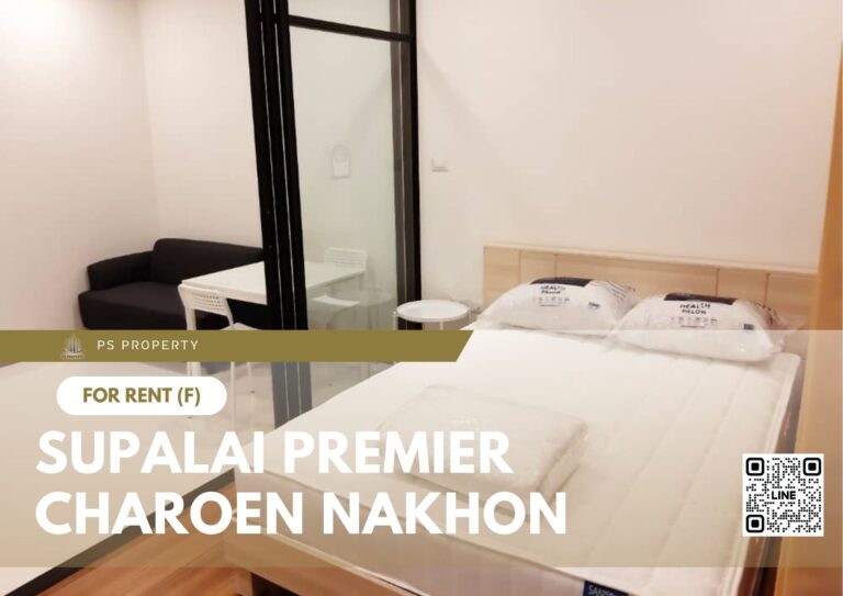 PS71036 – Condo Near BTS Krung Thon Buri Station For Rent , One bedroom unit at Supalai Premier Charoen Nakhon