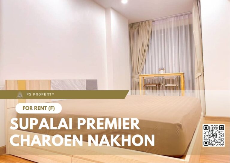PS71013 – Condo Near BTS Krung Thon Buri Station For Rent , One bedroom unit at Supalai Premier Charoen Nakhon