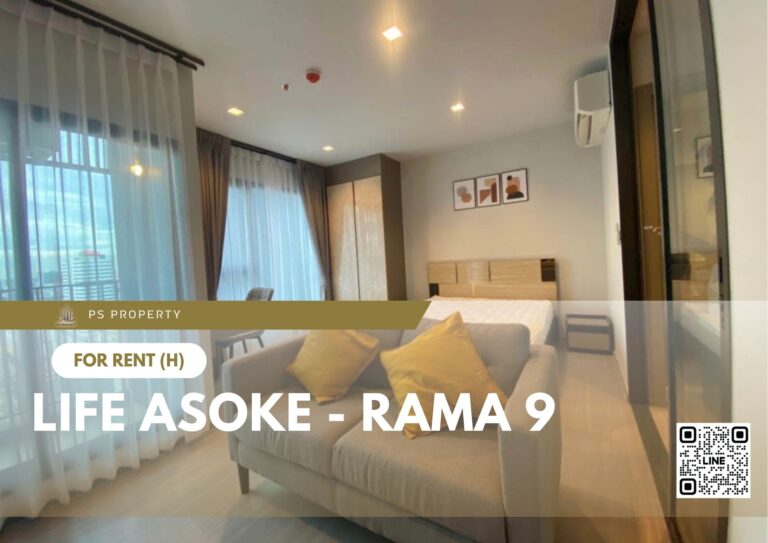 PS74350 – Condo Near MRT Phra Ram 9 Station For Rent , One bedroom unit at Life Asoke – Rama 9