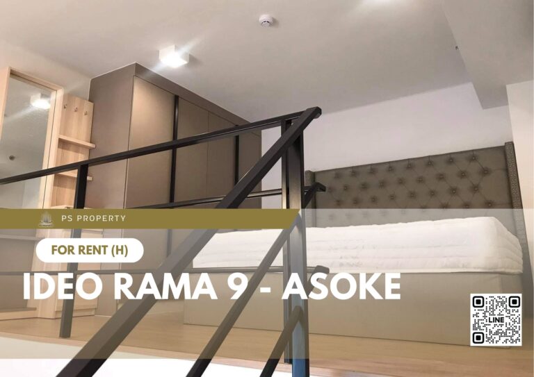 PS74360 – Condo Near MRT Phra Ram 9 Station For Rent , One bedroom unit at IDEO Rama 9 – Asoke