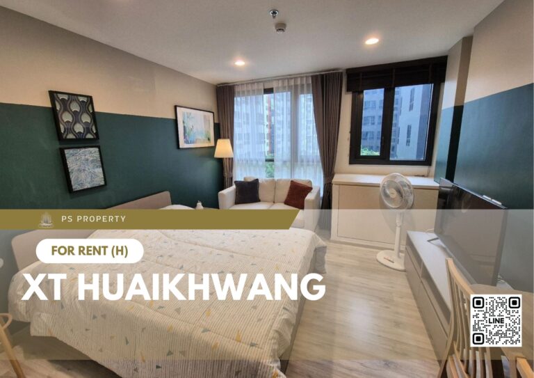 PS75109 – Condo Near MRT HUAIKHWANG Station For Rent , One bedroom unit at XT HUAIKHWANG