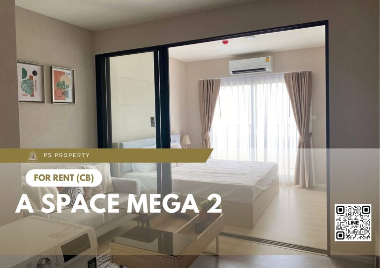 PS72643 – Condo Near BTS Bang na Station For Rent , One bedroom unit at A Space Mega 2