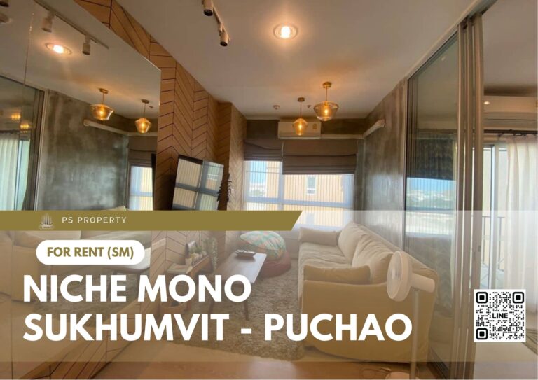 PS72454 – Condo Near BTS Pu Chao station For Rent , One bedroom unit at Niche Mono Sukhumvit – Puchao