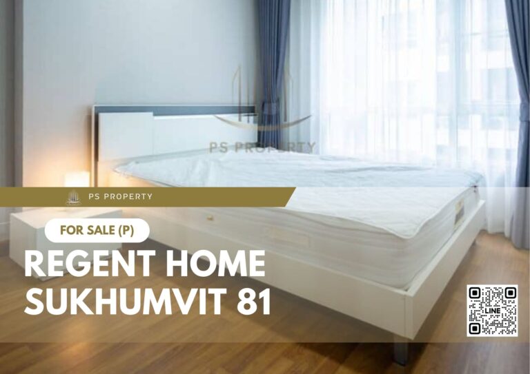 PS16986 – Condo Near BTS On Nut Station For Sale , One bedroom unit at Regent Home Sukhumvit 81