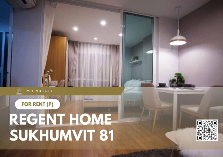 PS12168 – Condo Near BTS On Nut Station For Rent , One bedroom unit at Regent Home Sukhumvit 81