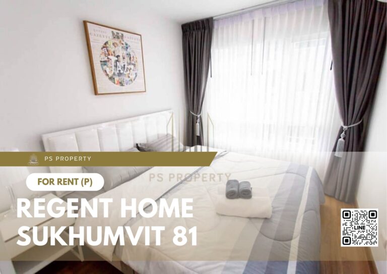PS12235 – Condo Near BTS On Nut Station For Rent , One bedroom unit at Regent Home Sukhumvit 81