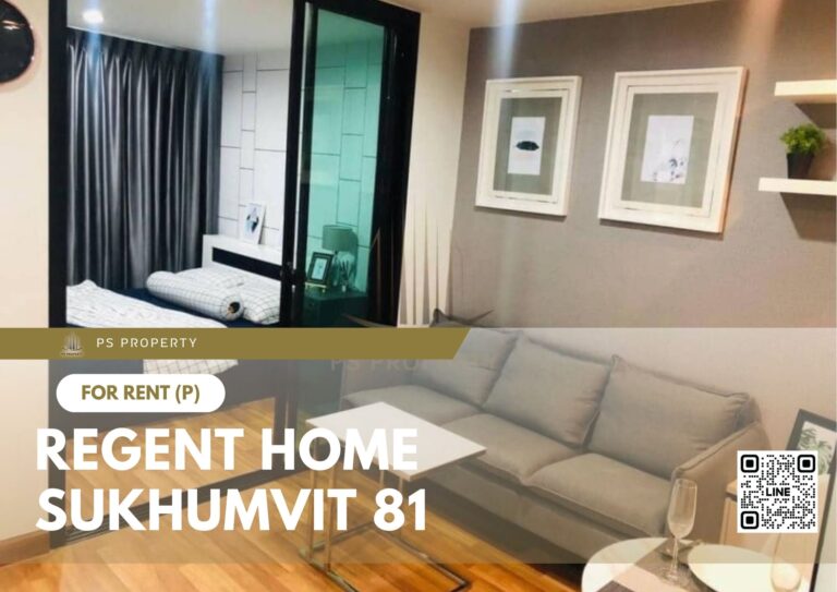 PS12390 – Condo Near BTS On Nut Station For Rent , One bedroom unit at Regent Home Sukhumvit 81