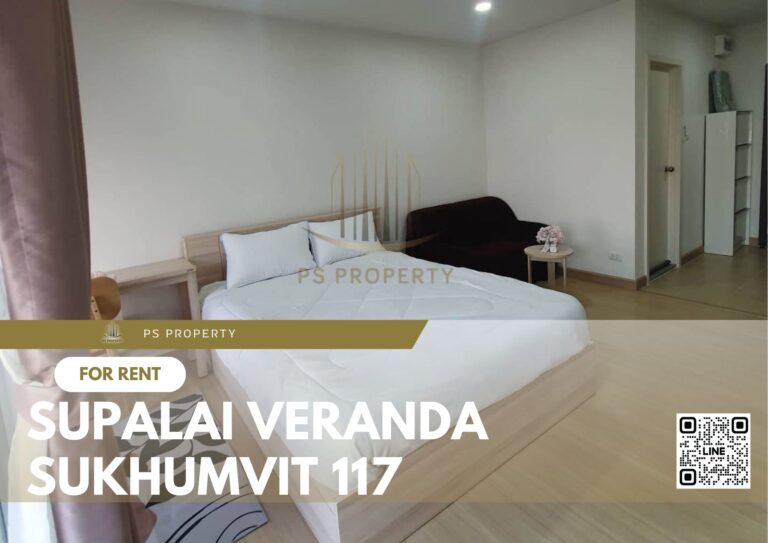 PS20501 – Condo Near BTS Pu Chao Station For Rent , One bedroom unit at Supalai Veranda Sukhumvit 117