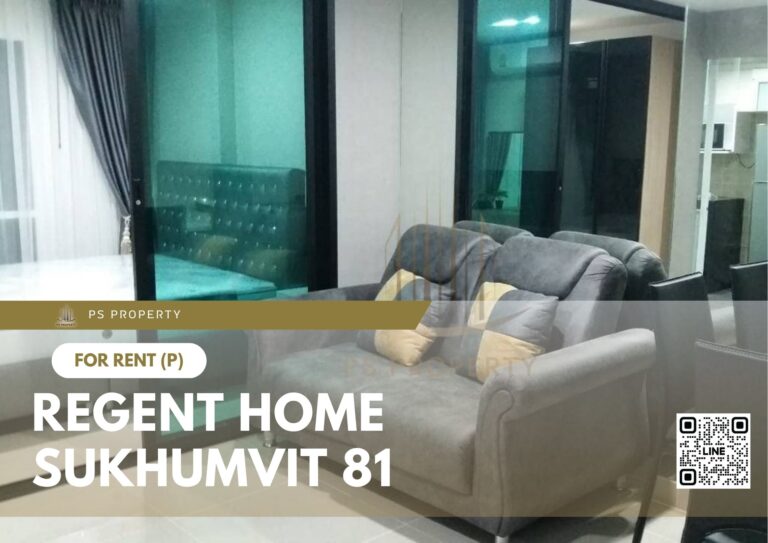 PS51138 – Condo Near BTS On Nut Station For Rent , One bedroom unit at Regent Home Sukhumvit 81