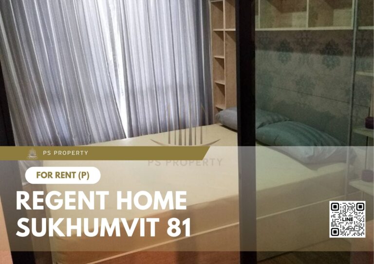 PS12160 – Condo Near BTS On Nut Station For Rent , One bedroom unit at Regent Home Sukhumvit 81