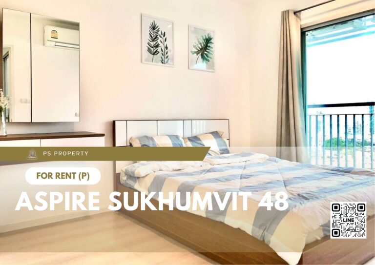 PS62891 – Condo Near BTS Phra Khanong Station For Rent , One bedroom unit at Aspire Sukhumvit 48