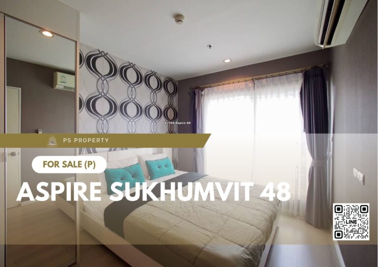 PS55495 – Condo Near BTS Phra Khanong Station For Sale , One bedroom unit at Aspire Sukhumvit 48