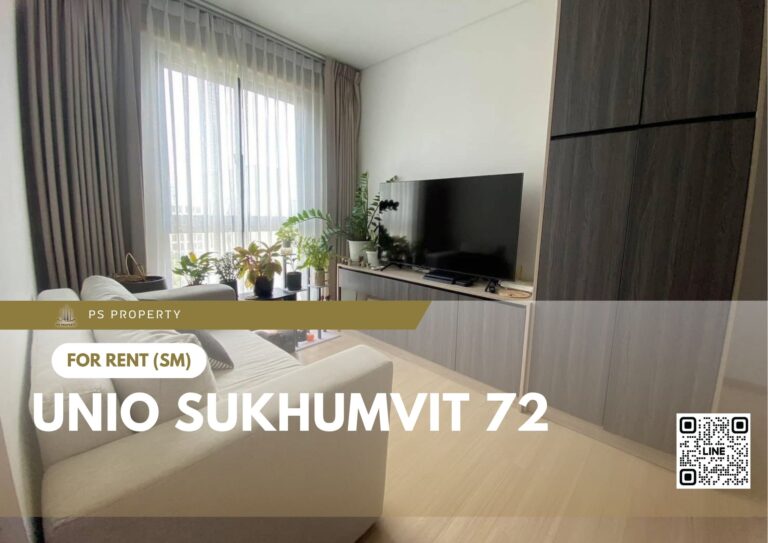 PS67599 – Condo Near BTS Bearing Station For Rent , Two bedroom unit at UNiO Sukhumvit 72