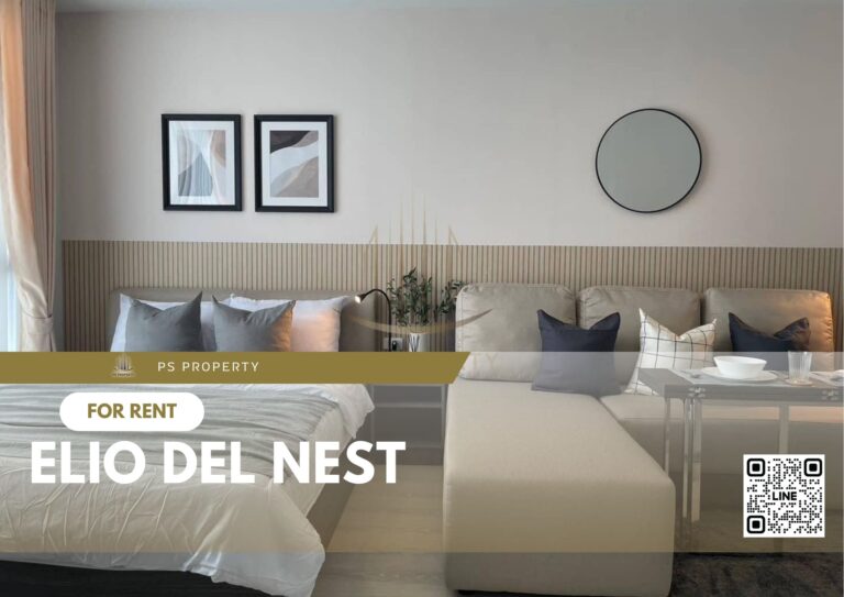 PS31672 – Condo Near BTS Udom Suk Station For Rent , One bedroom unit at Elio Del Nest