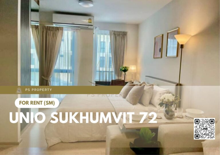 PS27826 – Condo Near BTS Bearing Station For Rent , One bedroom unit at UNiO Sukhumvit 72