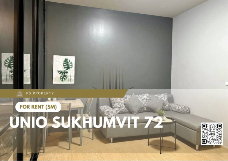 PS50524 – Condo Near BTS Bearing Station For Rent , One bedroom unit at UNiO Sukhumvit 72