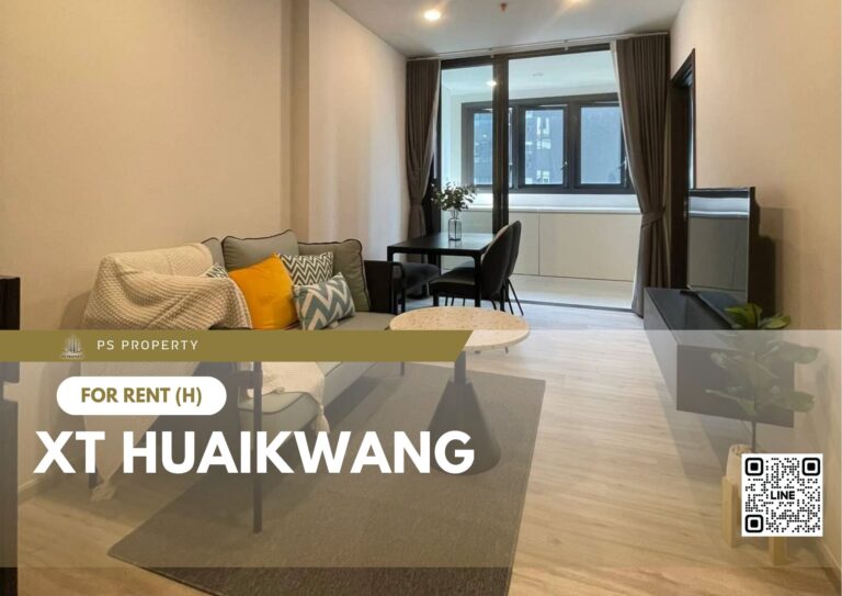 PS71560 – Condo Near MRT HUAIKHWANG Station For Rent , One bedroom unit at XT HUAIKWANG