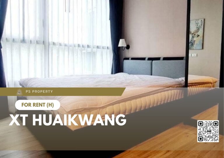 PS65714 – Condo Near MRT HUAIKHWANG Station For Rent , One bedroom unit at XT HUAIKWANG