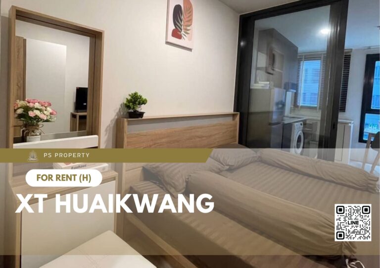 PS61184 – Condo Near MRT HUAIKHWANG Station For Rent , One bedroom unit at XT HUAIKWANG