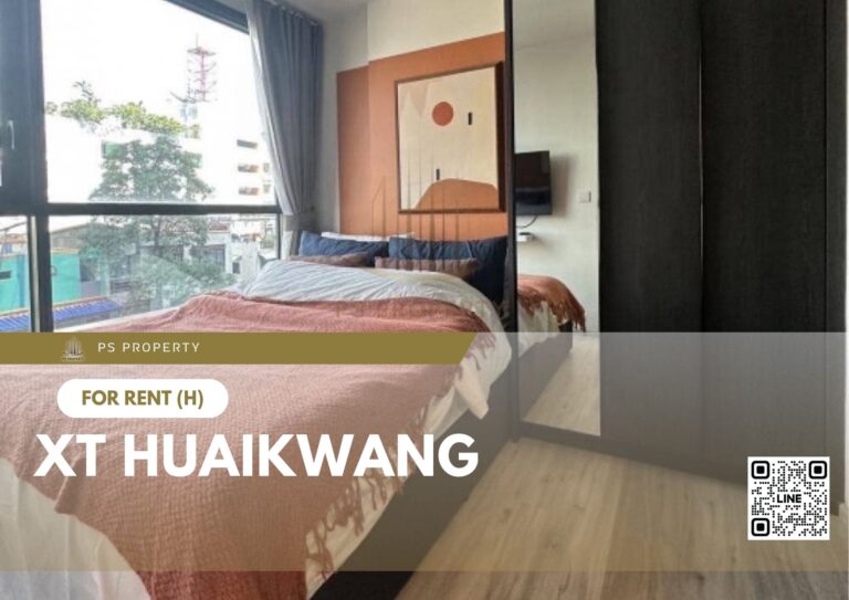PS41033 – Condo Near MRT HUAIKHWANG Station For Rent , One bedroom unit at XT HUAIKWANG