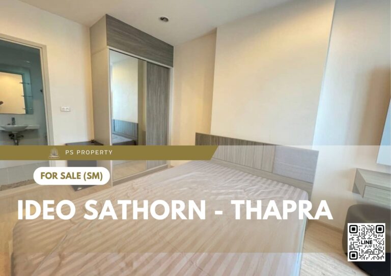 PS58559 – Condo Near BTS Pho Nimit Station For Sale , One bedroom unit at IDEO Sathorn – Thapra
