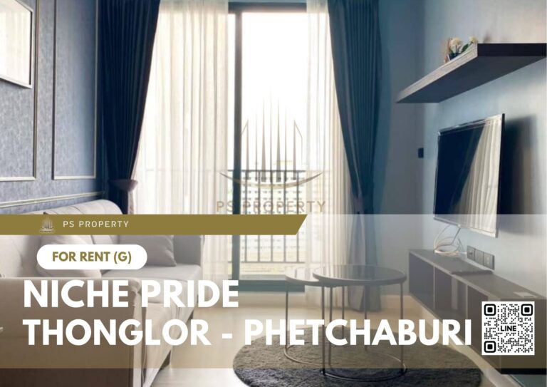 PS7954 – Condo Near BTS Thong Lo Station For Rent , One bedroom unit at Niche Pride Thonglor – Phetchaburi
