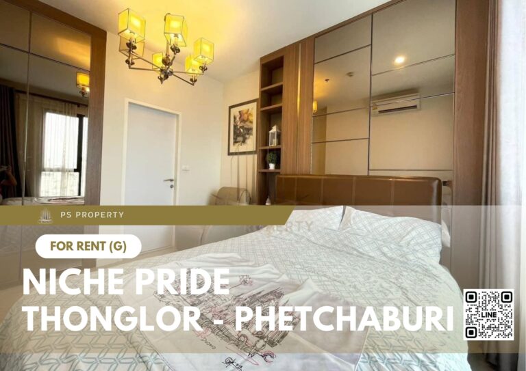 PS31648 – Condo Near BTS Thong Lo Station For Rent , One bedroom unit at Niche Pride Thonglor – Phetchaburi