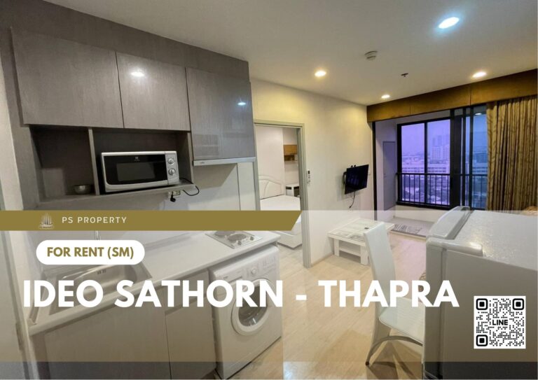 PS58496 – Condo Near BTS Pho Nimit Station For Rent , One bedroom unit at IDEO Sathorn – Thapra