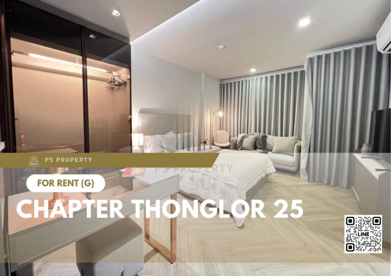 PS11317 – Condo Near BTS Thong Lo Station For Rent , One bedroom unit at Chapter Thonglor 25