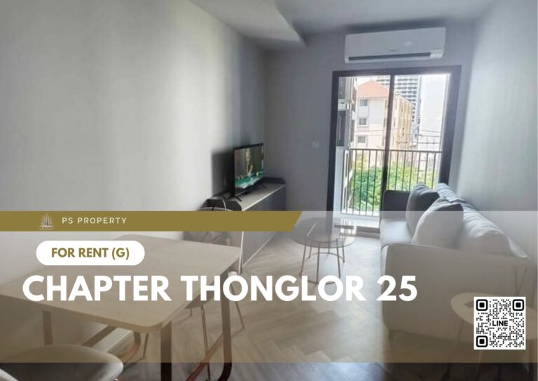 PS62487 – Condo Near BTS Thong Lo Station For Rent , One bedroom unit at Chapter Thonglor 25