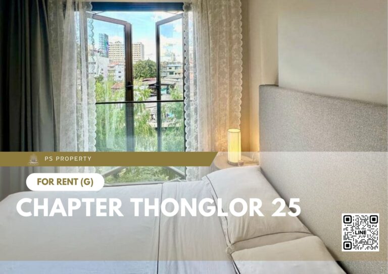 PS67828 – Condo Near BTS Thong Lo Station For Rent , One bedroom unit at Chapter Thonglor 25