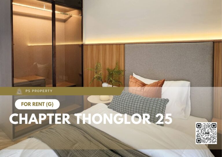 PS63811 – Condo Near BTS Thong Lo Station For Rent , Two bedroom unit at Chapter Thonglor 25