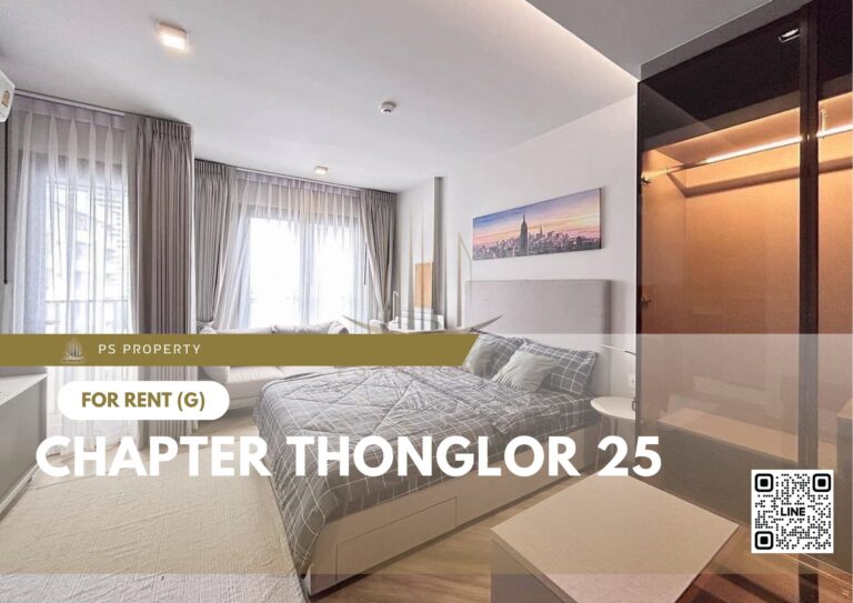 PS27483 – Condo Near BTS Thong Lo Station For Rent , One bedroom unit at Chapter Thonglor 25
