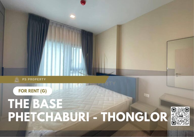 PS49255 – Condo Near MRT Phetchaburi Station For Rent , One bedroom unit at THE BASE Phetchaburi – Thonglor