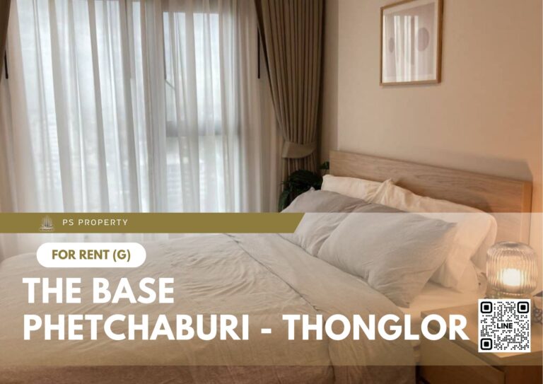 PS64228 – Condo Near MRT Phetchaburi Station For Rent , One bedroom unit at THE BASE Phetchaburi – Thonglor