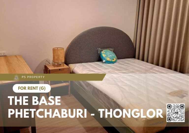 PS61755 – Condo Near MRT Phetchaburi Station For Rent , One bedroom unit at THE BASE Phetchaburi – Thonglor