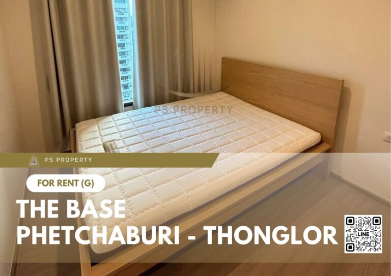 PS47126 – Condo Near MRT Phetchaburi Station For Rent , One bedroom unit at THE BASE Phetchaburi – Thonglor