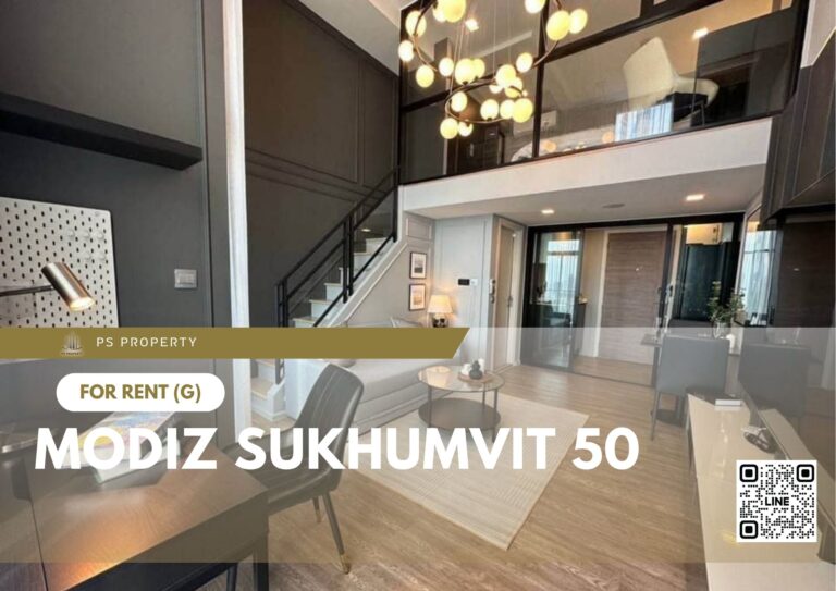 PS75555 – Condo Near BTS On Nut Station For Rent , One bedroom unit at MODIZ Sukhumvit 50